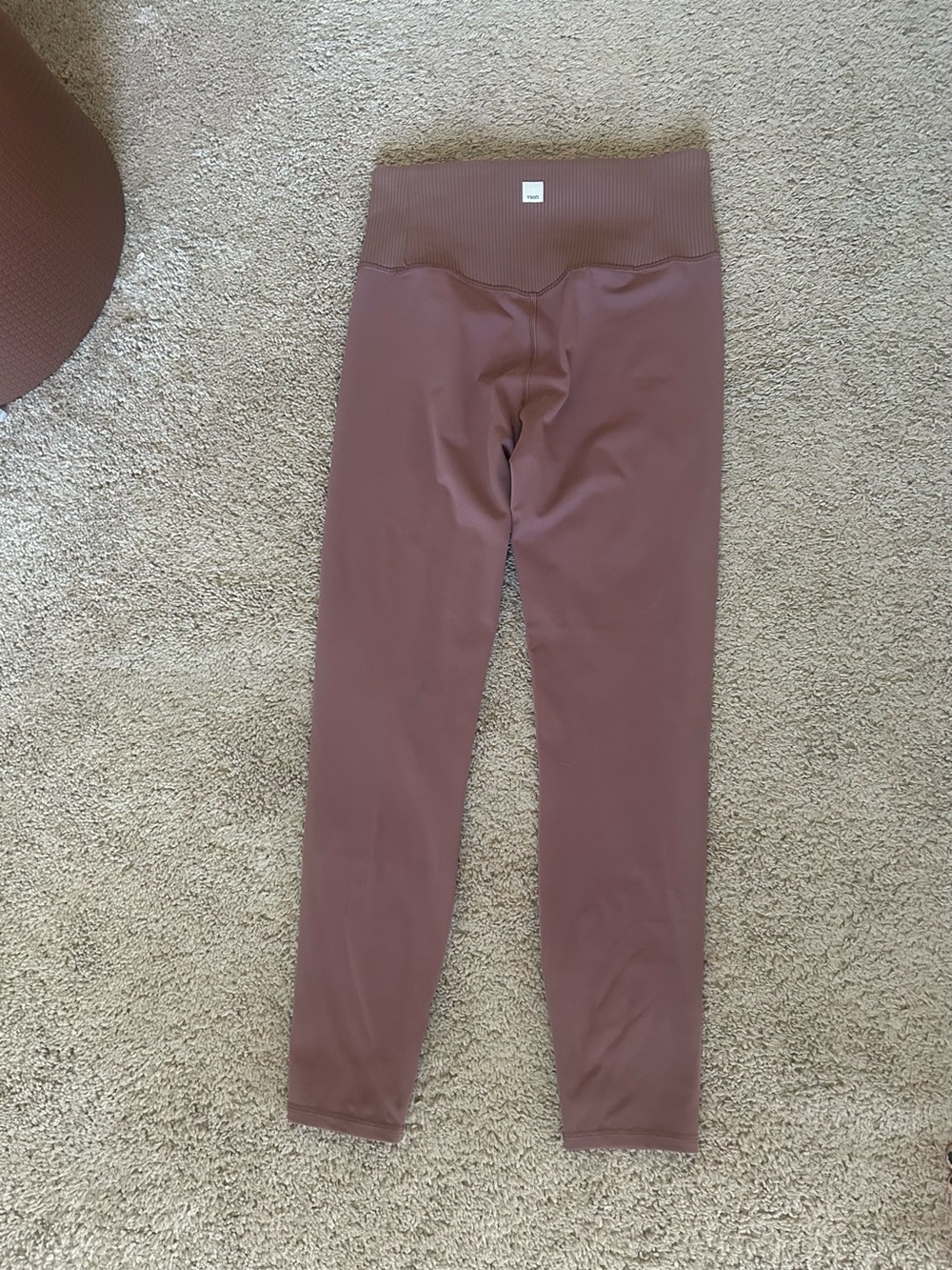 WOMEN'S RIB STUDIO LEGGING mauve